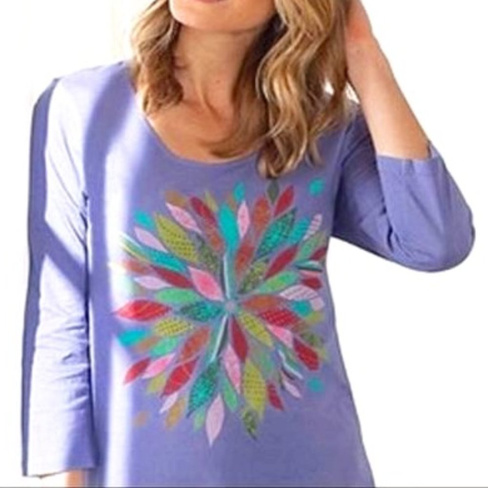 Womens Sahalie Saturday Market Tee Floral